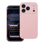 Obal Silicone, iPhone 17 Pro, světle růžový