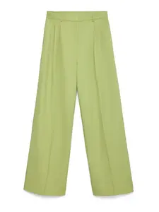 VERO MODA Plisované nohavice 'VMNANCY'  kiwi