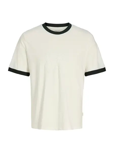 Jack & Jones Junior Tričko 'JORARGOS RINGER'  čierna / biela