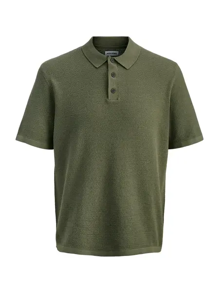 JACK & JONES Tričko 'JJEGeorge'  olivová