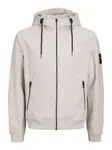 JACK & JONES Prechodná bunda  slonová kosť / čierna