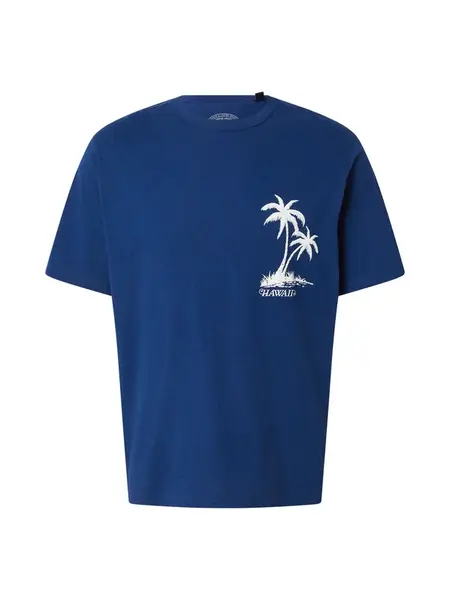 JACK & JONES Tričko 'JPRBLUocean'  tmavomodrá / biela