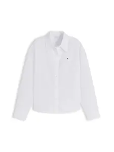TOMMY HILFIGER Blúzka 'Boxy Fit'  biela
