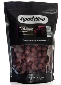 Squat carp active boilies bloody mulberry - 1 kg 20 mm