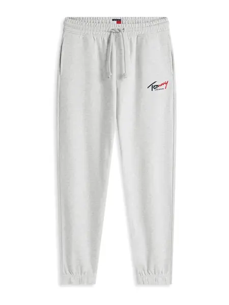 Tommy Jeans Nohavice  svetlosivá