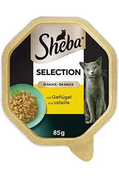 Sheba vanička drůbeží kousky ve šťávě 85g