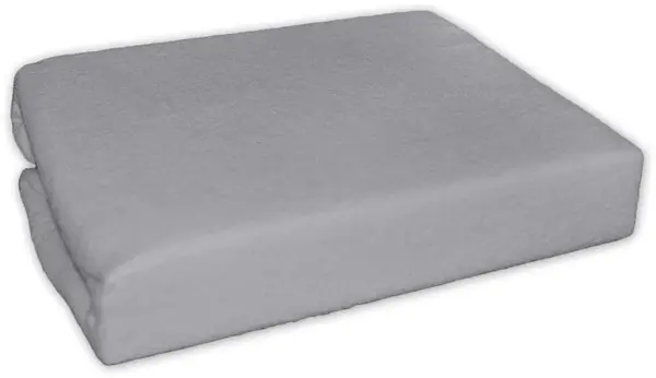 Nepremokavé prestieradlo 120x60cm, sivé