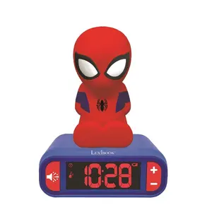 Lexibook Budík Spiderman so svietiacou figúrkou