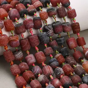 Natural Weathered Agate Beads Strands