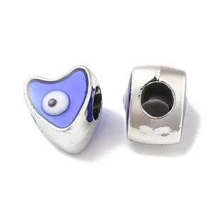 CCB Plastic Enamel European Beads