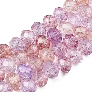 Transparent Glass Beads Strands