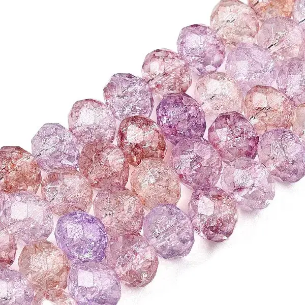 Transparent Glass Beads Strands