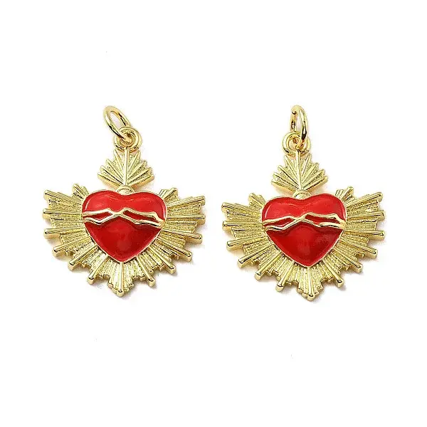 Brass Enamel Pendants