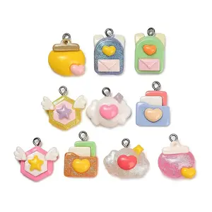 Opaque Resin Pendants