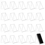 20Pcs Transparent Acrylic Book Photo Frame Holder