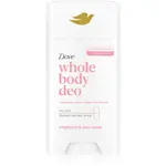 Dove Whole Body Deo Raspberry & Rose tuhý deodorant na tělo 75 ml