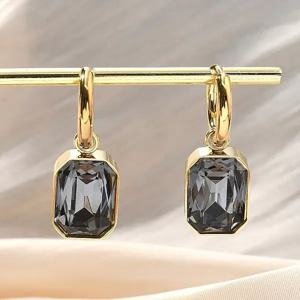 Ion Plating(IP) 304 Stainless Steel Hoop Earring