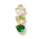 Brass Cubic Zirconia Pendants