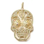 Brass Micro Pave Cubic Zirconia Pendants