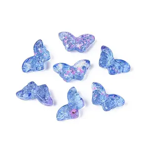 Picasso Transparent Glass Beads