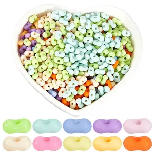 2000Pcs 10 Colors Opaque Acrylic Beads