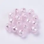 Handmade Silver Foil Lampwork Beads