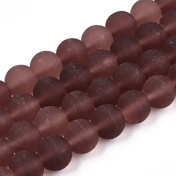 Transparent Glass Beads Strands