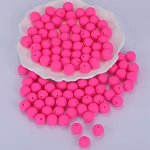 Round Silicone Focal Beads