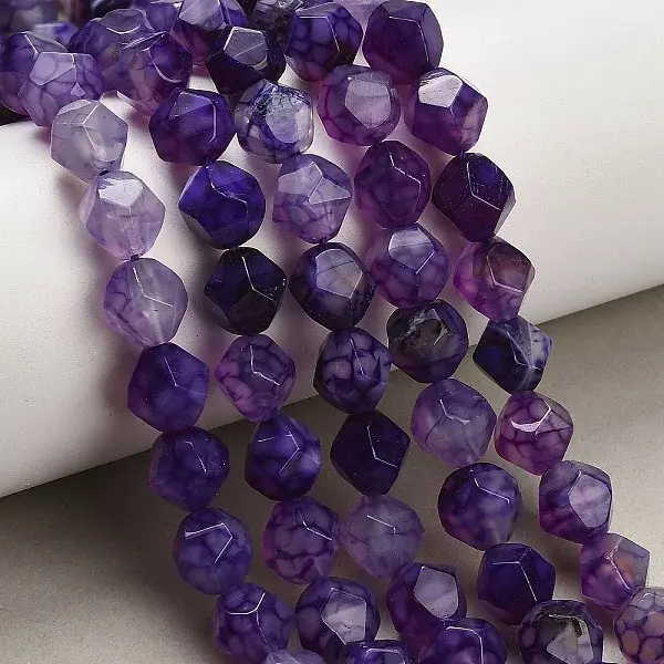 Natural Agate(Dyed & Heated) Beads Strands