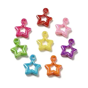 Plating Opaque Acrylic Pendants