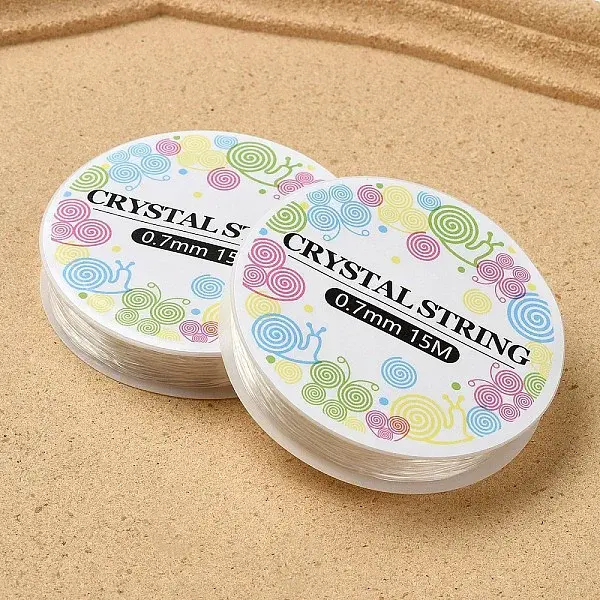 Round Elastic Crystal Thread