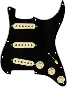 Fender Pre-Wired Pickguard Strat SSS V NSLS BWB