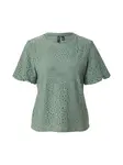 VERO MODA Tričko 'VMTASSA'  tmavozelená