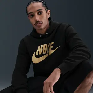 Nike M Club Pullover Fleece Hoodie S