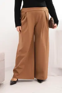 Kesi Plus Size kalhoty s širokými kalhotami
