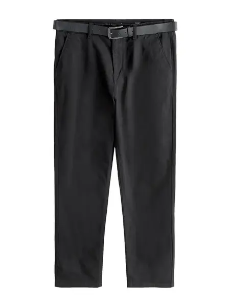 Next Chino nohavice 'Motionflex'  čierna