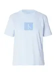Calvin Klein Jeans Tričko  modrá / svetlomodrá