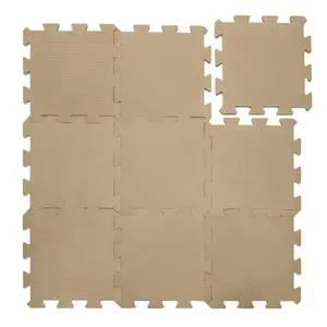 Pěnová podložka Puzzle 30x30 cm 9ks, Hazel Brown