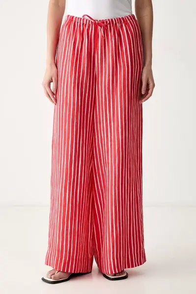 Marimekko  kalhoty dámské lněné