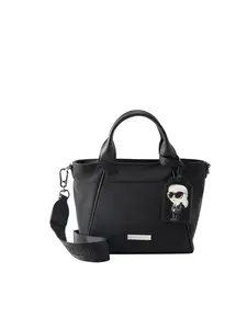 Karl Lagerfeld Kabelka 'IKON'  sivá / čierna / biela