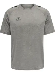 Hummel Funkčné tričko  sivá melírovaná / čierna