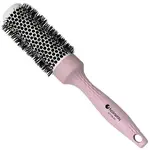 Kulatý kartáč z organického materiálu s nylonovými štětinami Hairway Organica - fialový, 33 mm (07156-06) + dárek zdarma