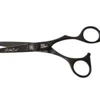 Kadeřnické nůžky Olivia Garden SilkCut Shear 5,75" Matt Black Edition - matně černé (5.75BL) + dárek zdarma