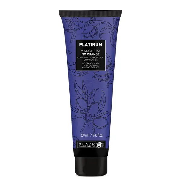 Neutralizační maska pro tmavé vlasy Black Platinum No Orange - 250 ml (102023) + dárek zdarma