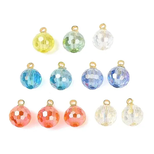 Electroplate Glass Pendants