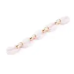 Transparent Acrylic & CCB Plastic Linking Cable Chains