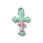 Spray Painted Aloy Pendant