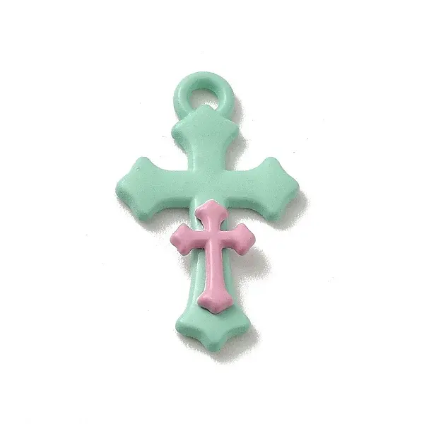 Spray Painted Aloy Pendant