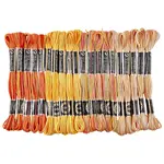 20 Skeins 4 Colors 6-Ply Polyester Embroidery Floss