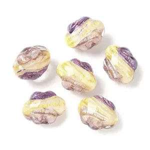 Two Tone Transparent Acrylic Beads